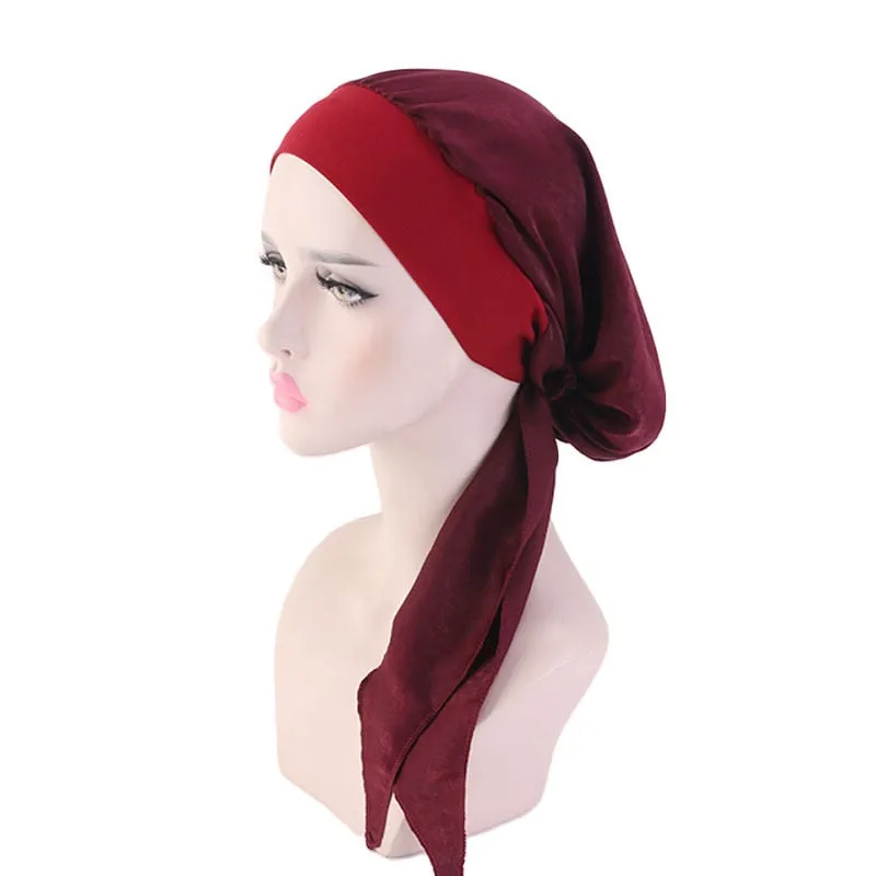 Muslim head scarf turban bonnet ready to wear