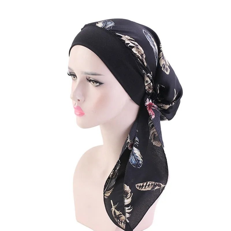 Muslim head scarf turban bonnet ready to wear