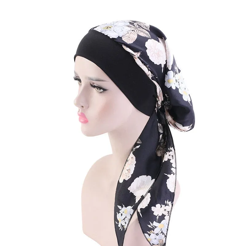 Muslim head scarf turban bonnet ready to wear