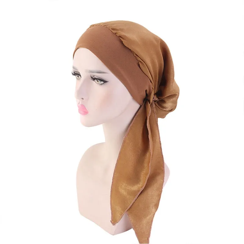 Muslim head scarf turban bonnet ready to wear