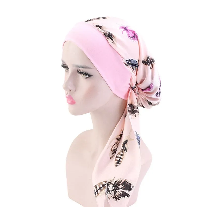 Muslim head scarf turban bonnet ready to wear