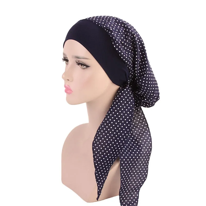 Muslim head scarf turban bonnet ready to wear