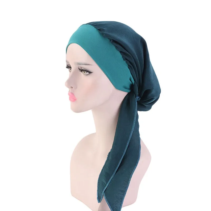 Muslim head scarf turban bonnet ready to wear