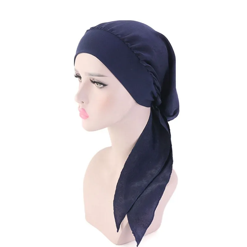 Muslim head scarf turban bonnet ready to wear