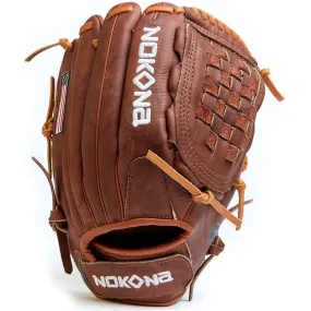 Nokona Walnut 12 Fastpitch Glove: W-V1200C