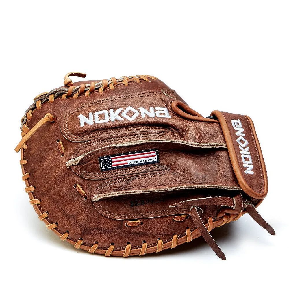 Nokona Walnut 32.5 Fastpitch Catcher's Mitt: W-V3250