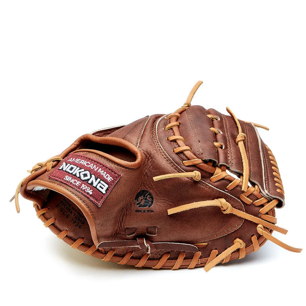 Nokona Walnut 33.5 Baseball Catcher's Mitt: W-3350C