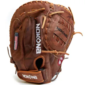 Nokona Walnut Classic 14 Softball First Base Mitt: W-N80