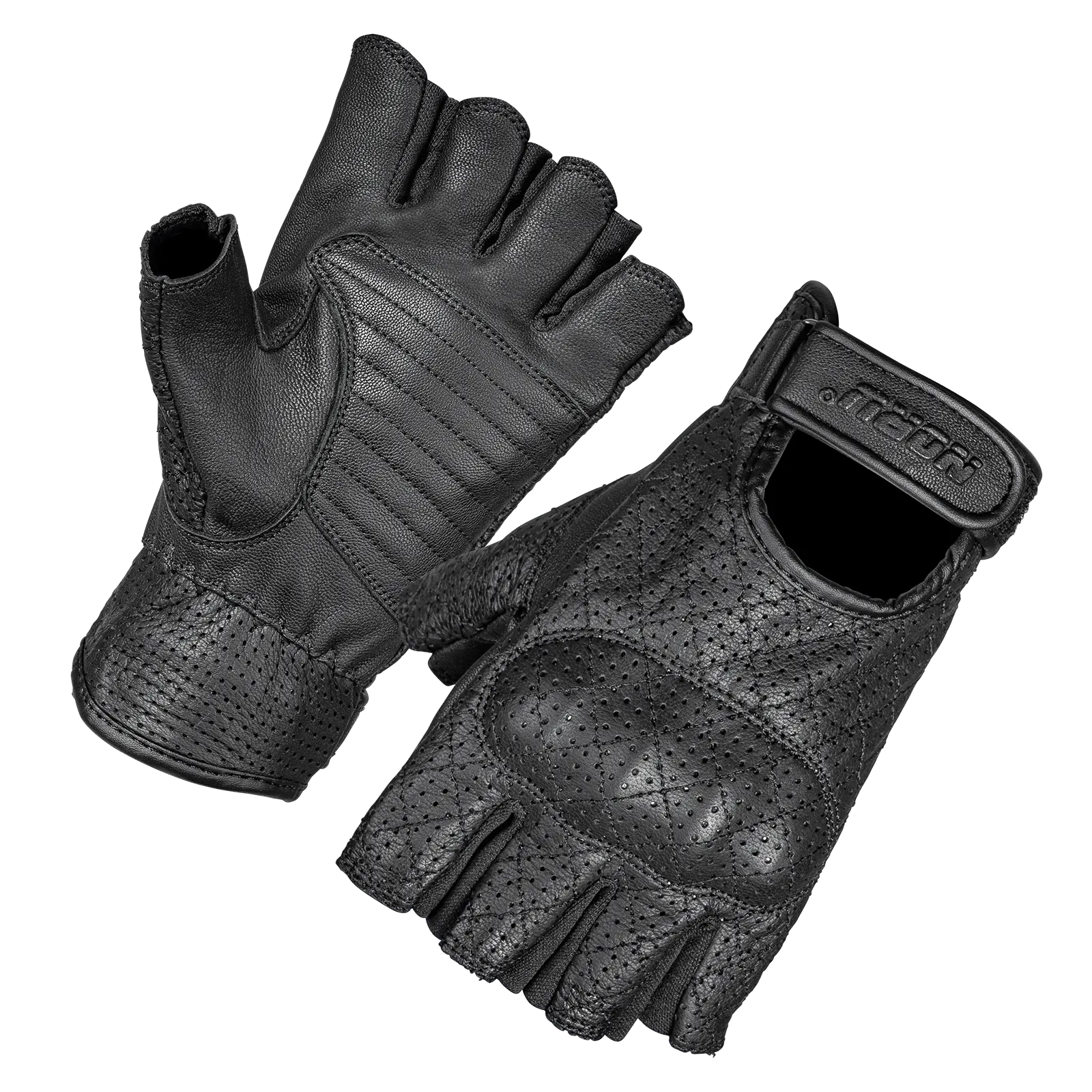 NORU Kote Fingerless Leather Gloves