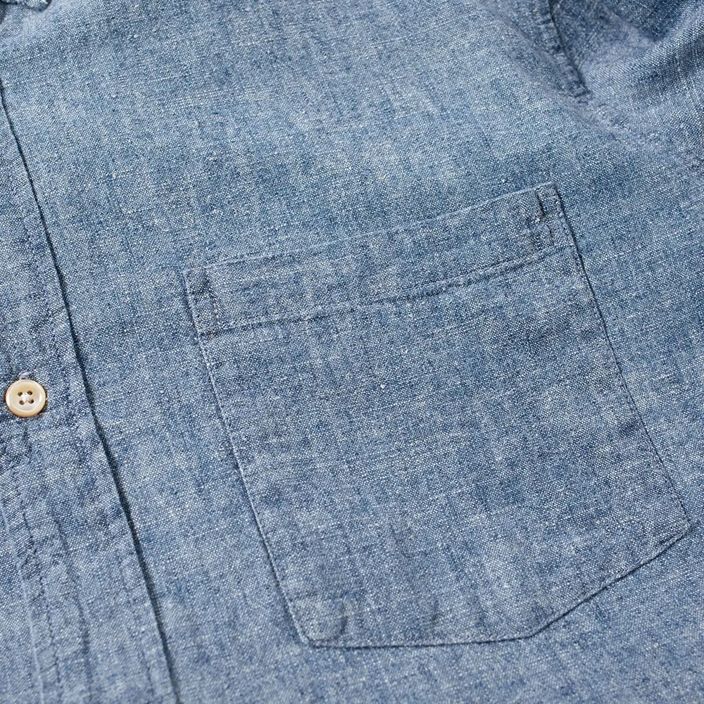 Our Legacy Everyman 1940s Button Down ShirtBlue Chambray