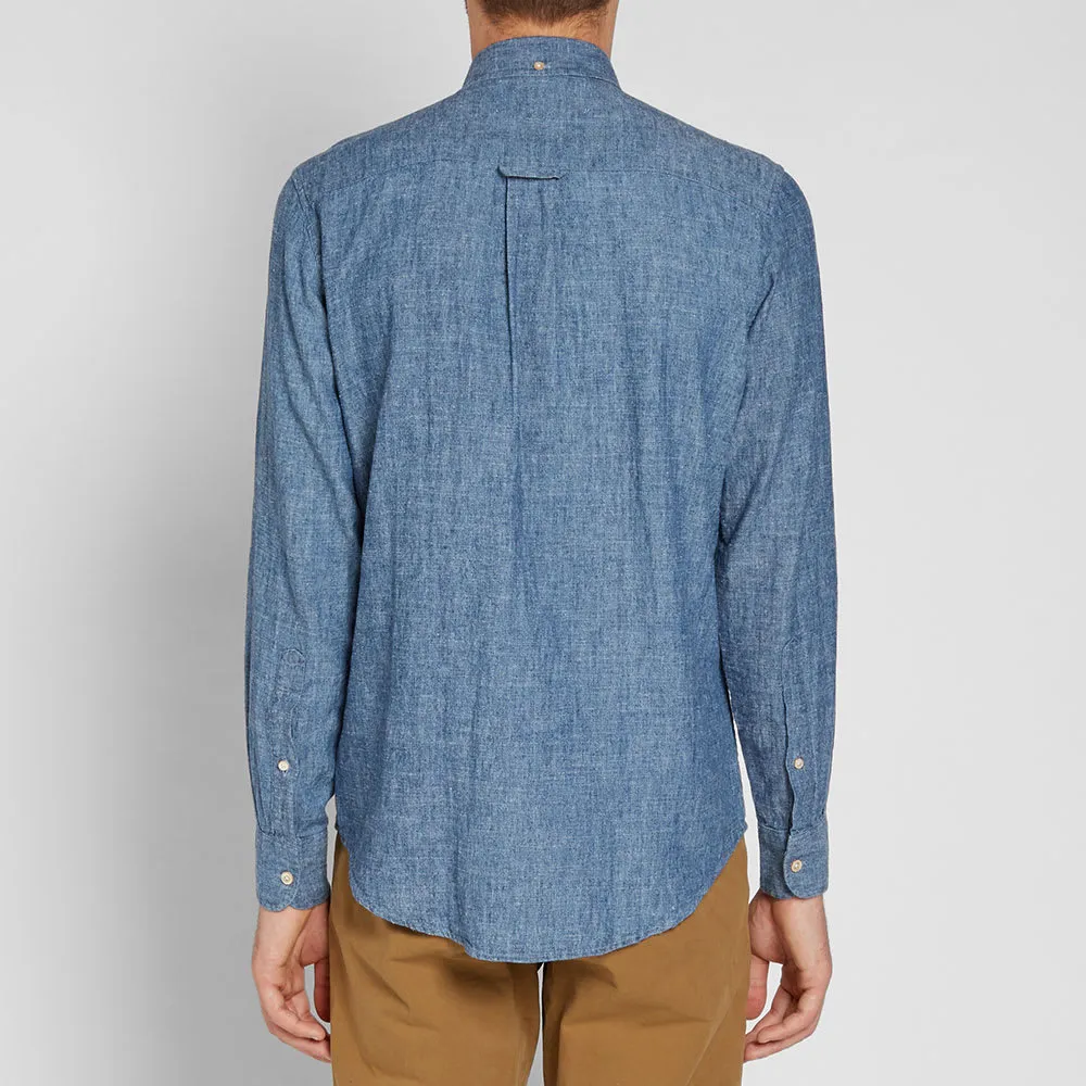 Our Legacy Everyman 1940s Button Down ShirtBlue Chambray