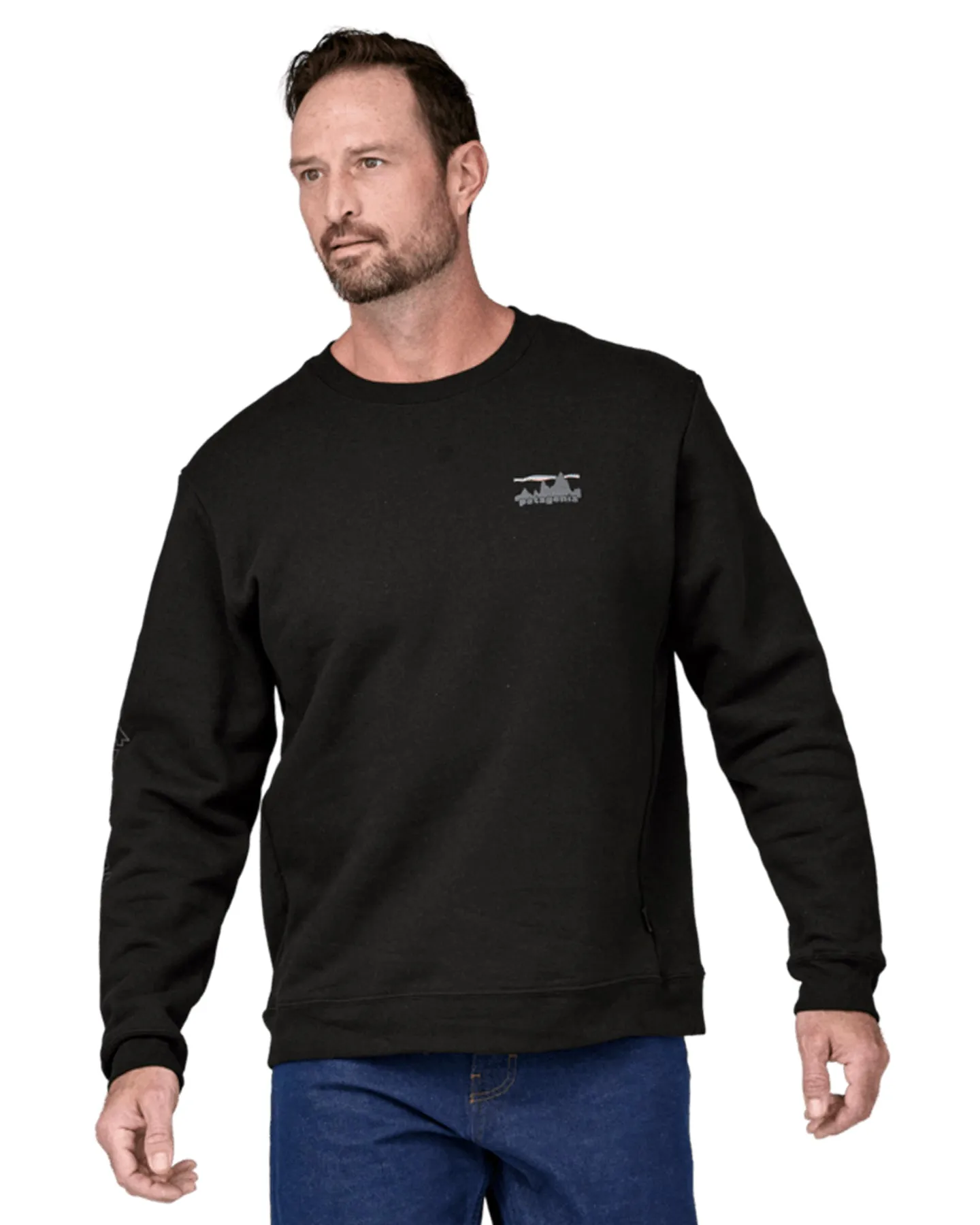 Patagonia '73 Skyline Uprisal Crew Sweatshirt - Ink Black