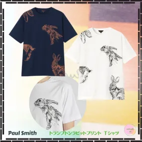 Paul Smith  |Crew Neck Pullovers Unisex Other Animal Patterns Cotton