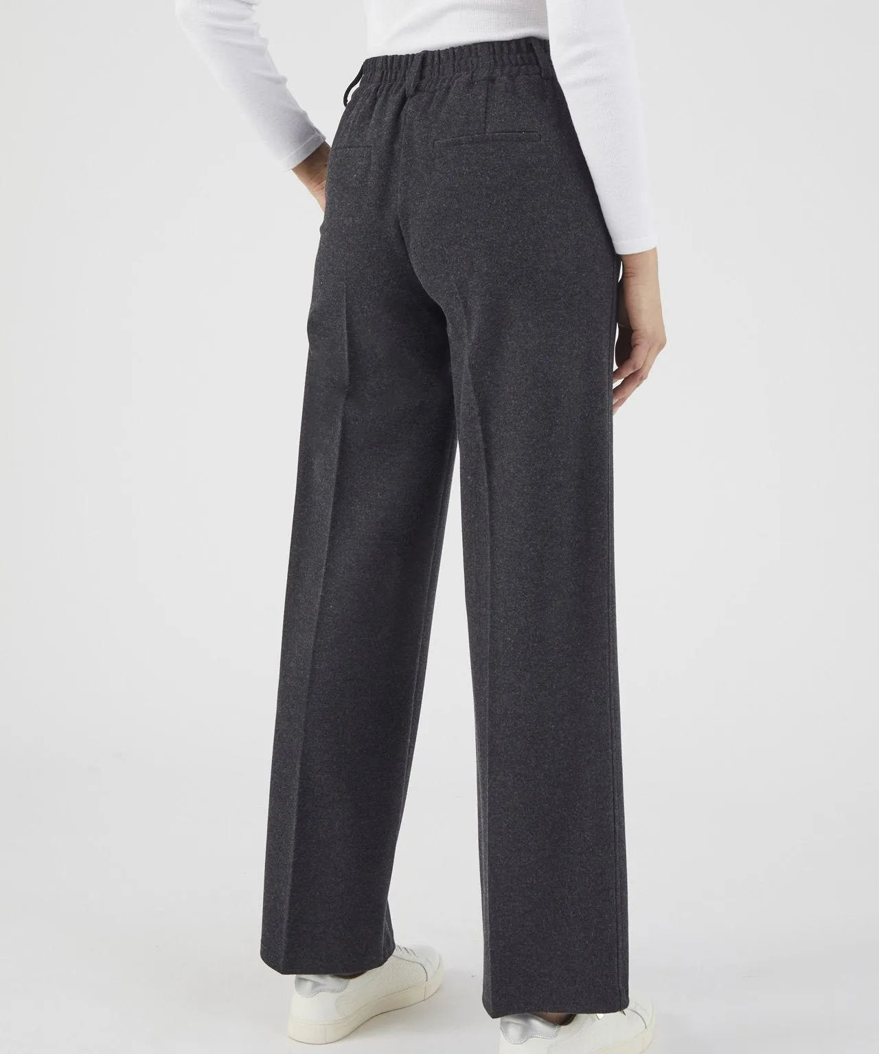 Peach Knit Trousers