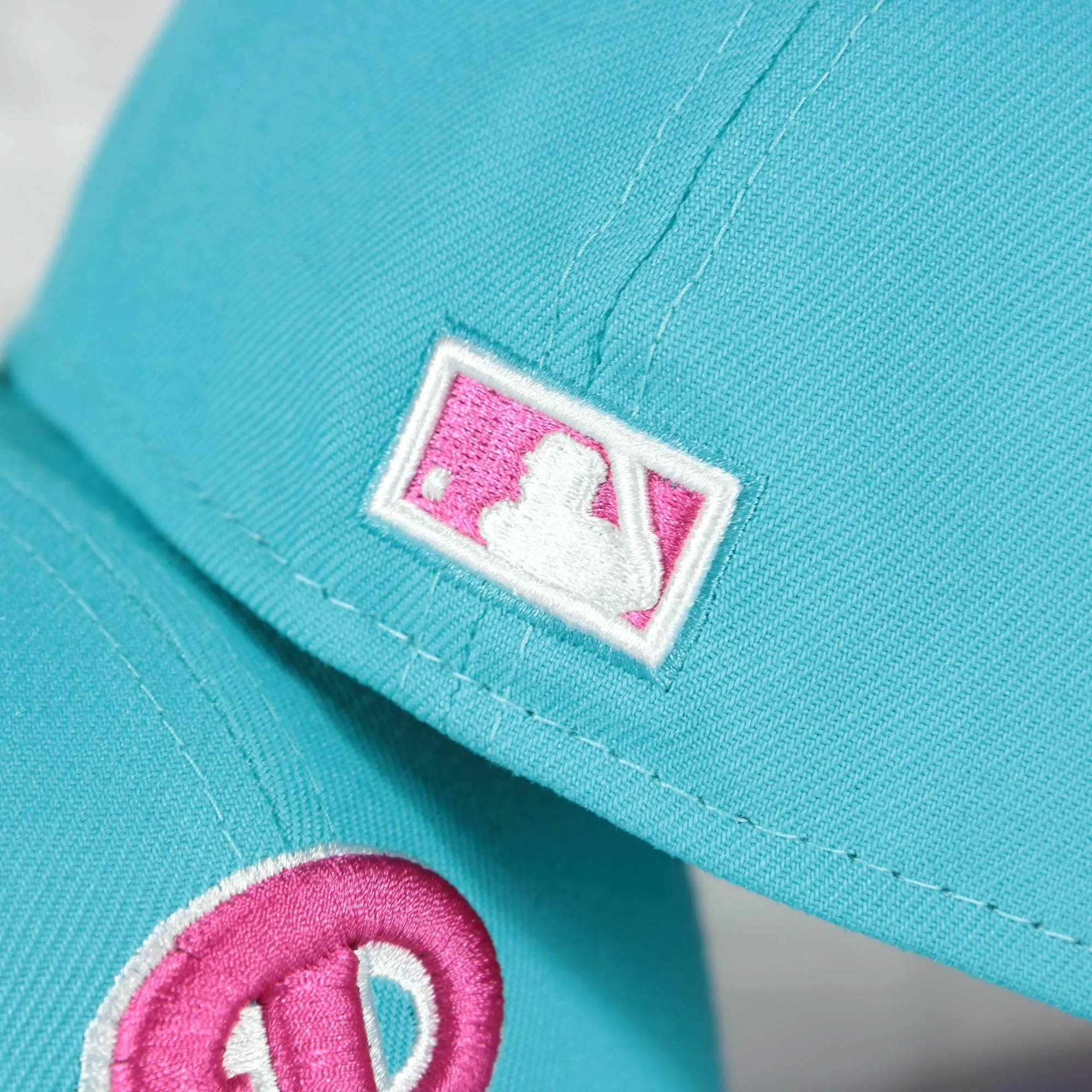 Philadelphia Phillies 1996 All Star Game Magenta Bottom 59FIFTY Fitted Cap | Vice Blue Pack