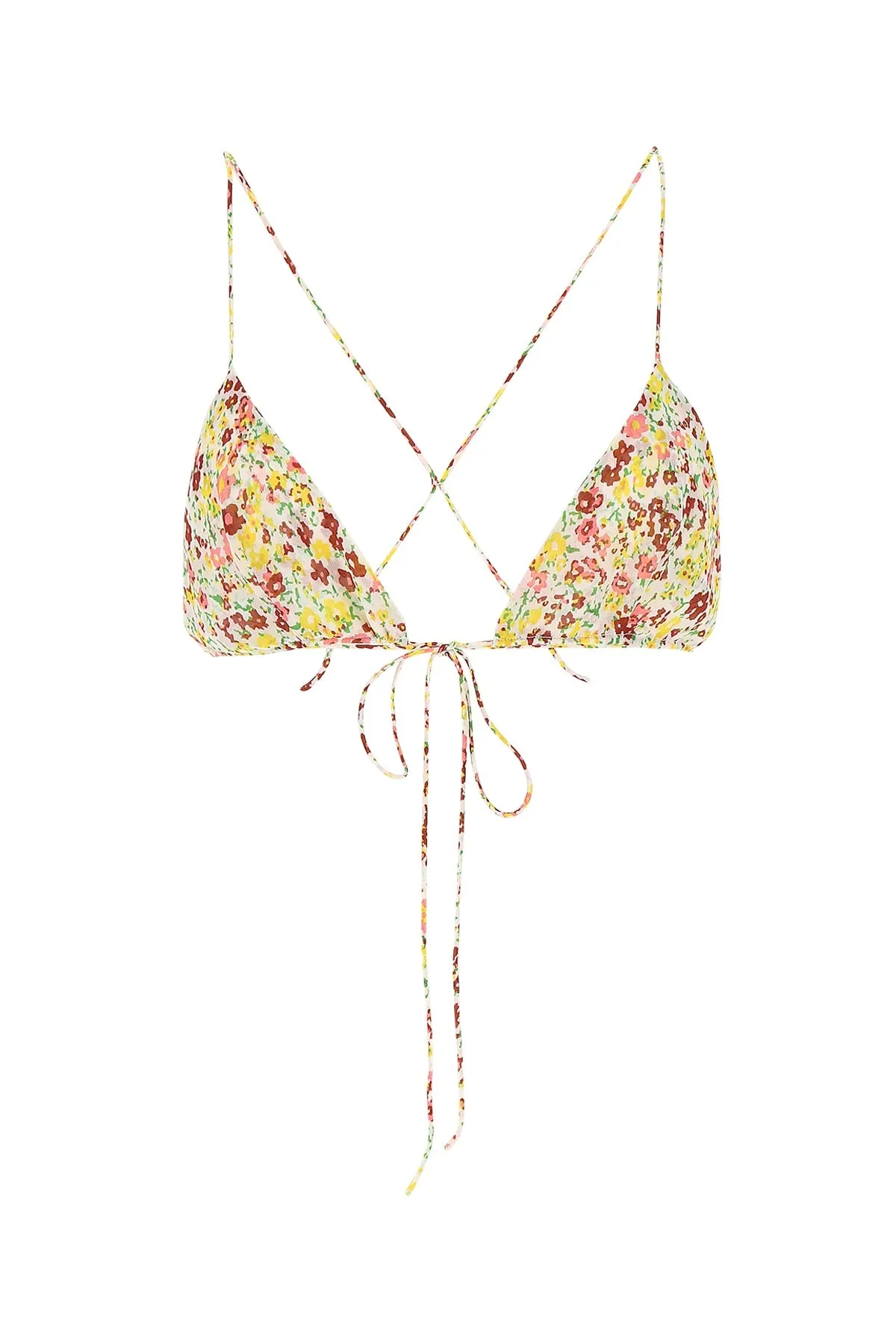 Philosophy Di Lorenzo Serafini All-Over Floral Printed Bikini Top