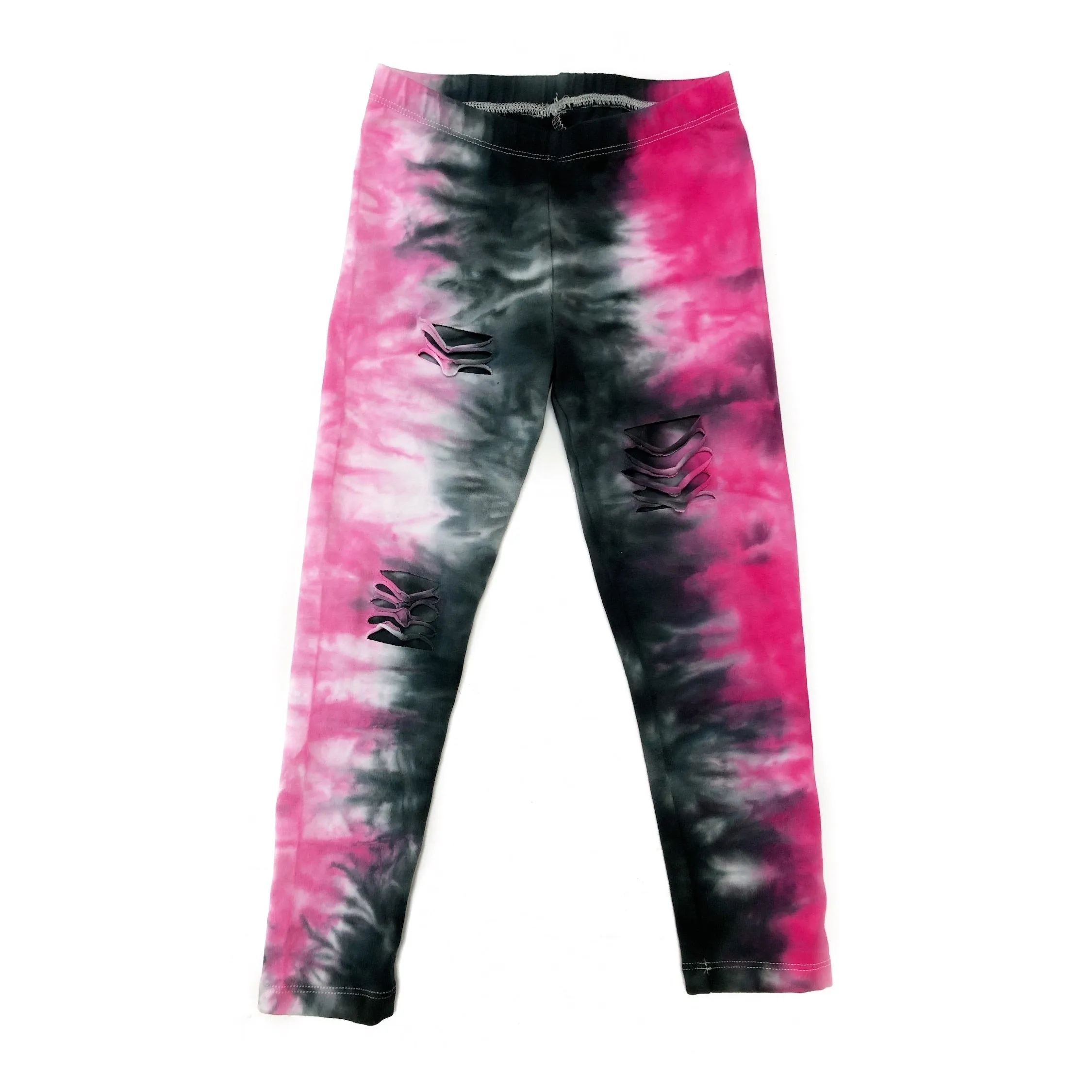 Rockstar Pink Tie Dye Leggings