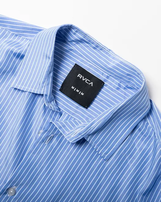 RVCA  |Long Sleeves Plain Logo Shirts