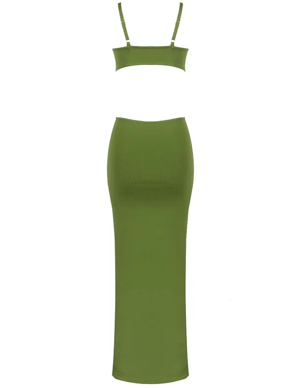 Sari Green Maxi Dress