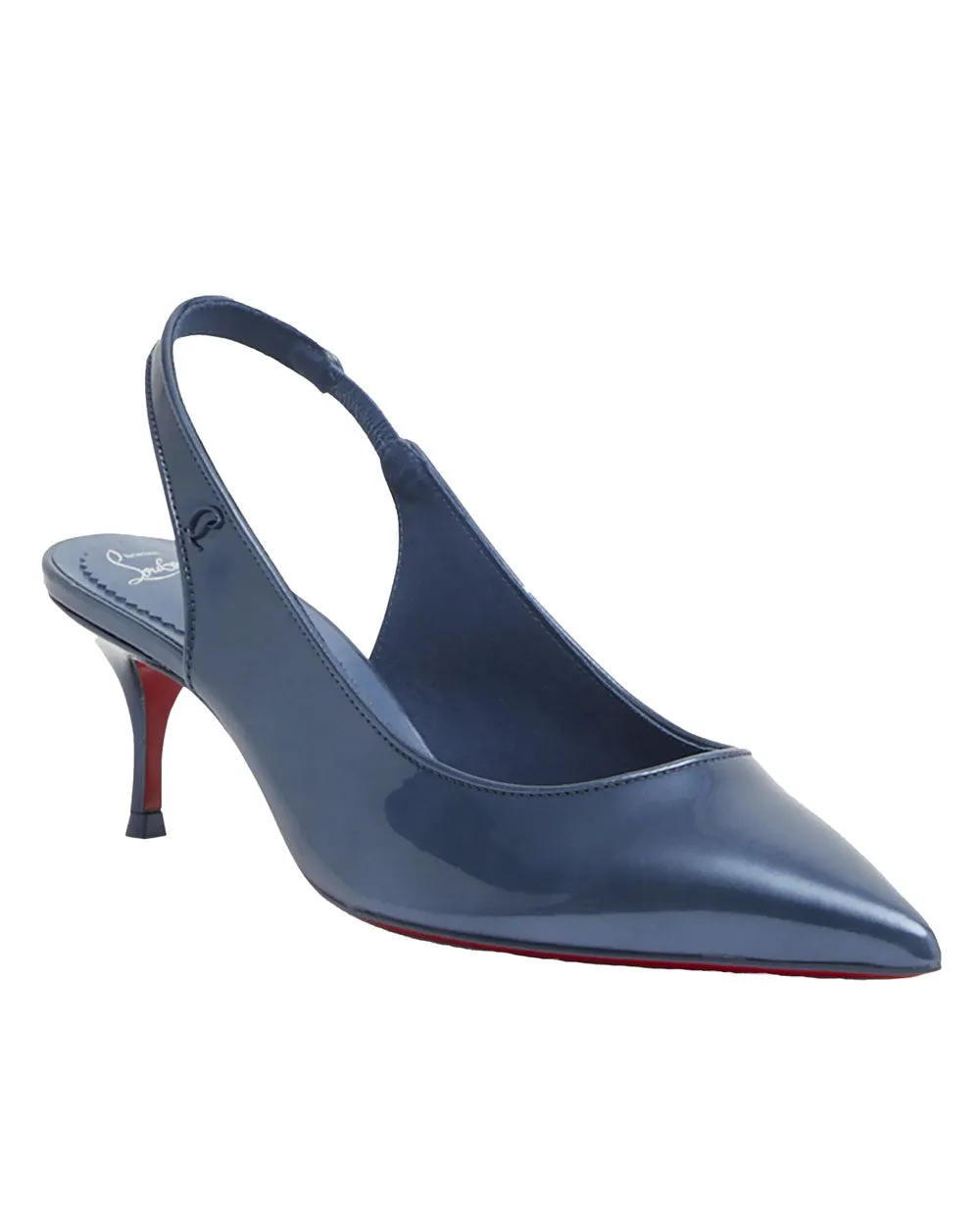 Sporty Kate Slingback in Blue Patent