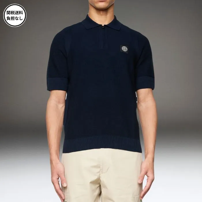 STONE ISLAND  |Pullovers Street Style Plain Cotton Short Sleeves Logo Polos