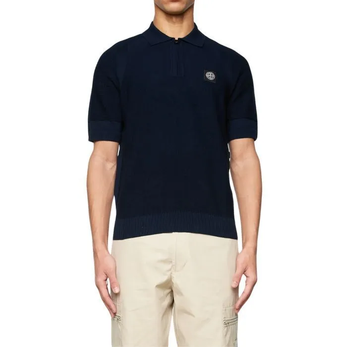 STONE ISLAND  |Pullovers Street Style Plain Cotton Short Sleeves Logo Polos