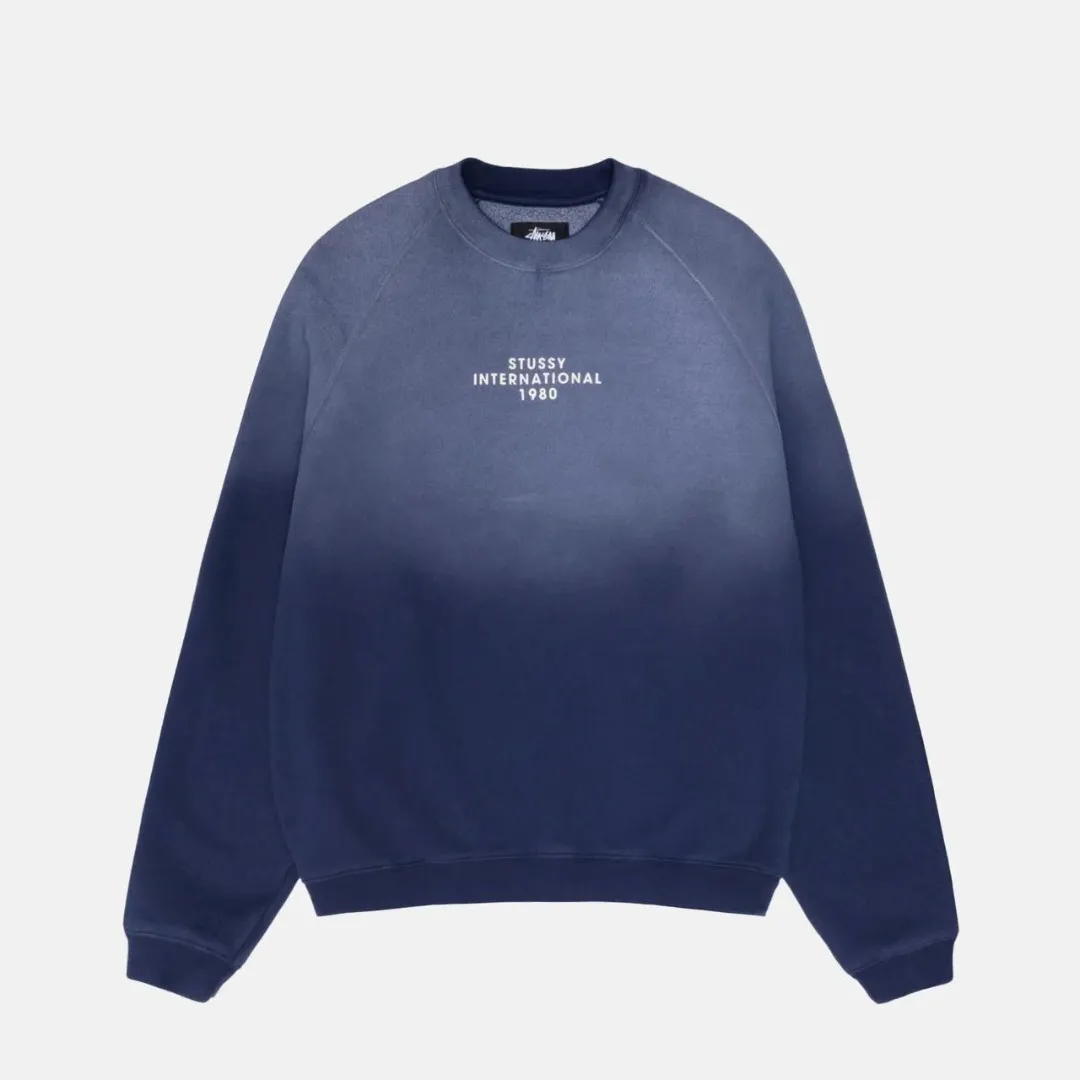 STUSSY  |Crew Neck Pullovers Unisex Street Style Long Sleeves Cotton