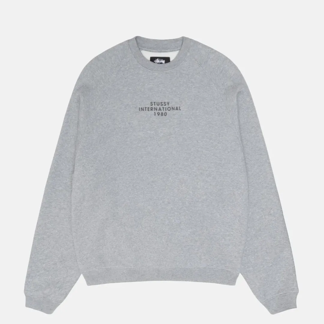 STUSSY  |Crew Neck Pullovers Unisex Street Style Long Sleeves Cotton