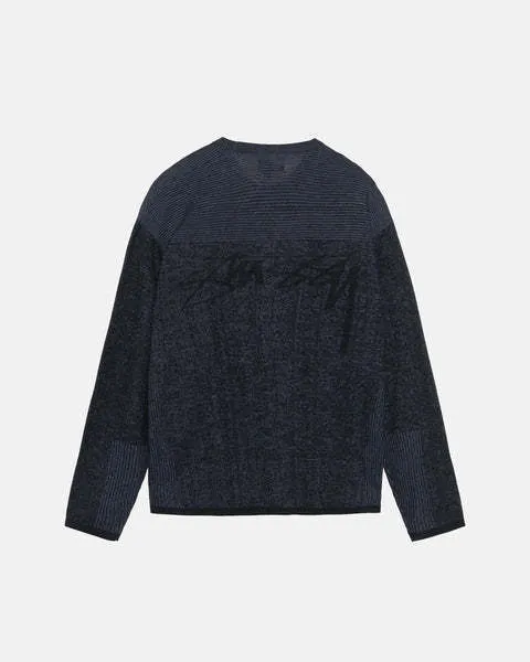 STUSSY  |Crew Neck Pullovers Unisex Wool Nylon Street Style