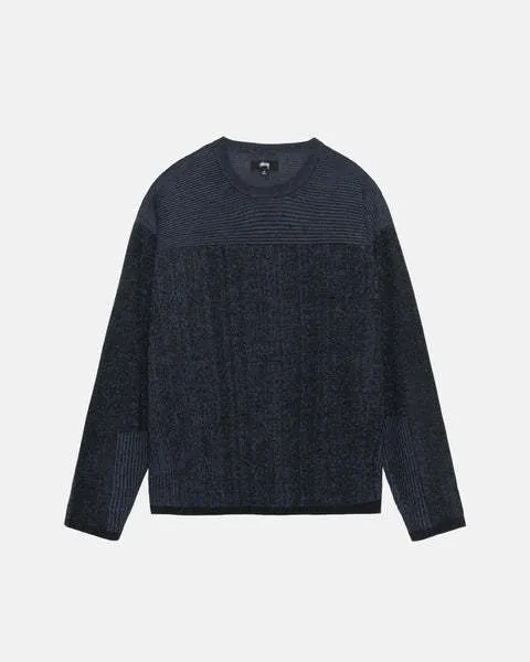 STUSSY  |Crew Neck Pullovers Unisex Wool Nylon Street Style