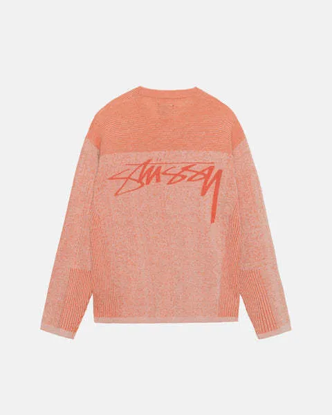 STUSSY  |Crew Neck Pullovers Unisex Wool Nylon Street Style