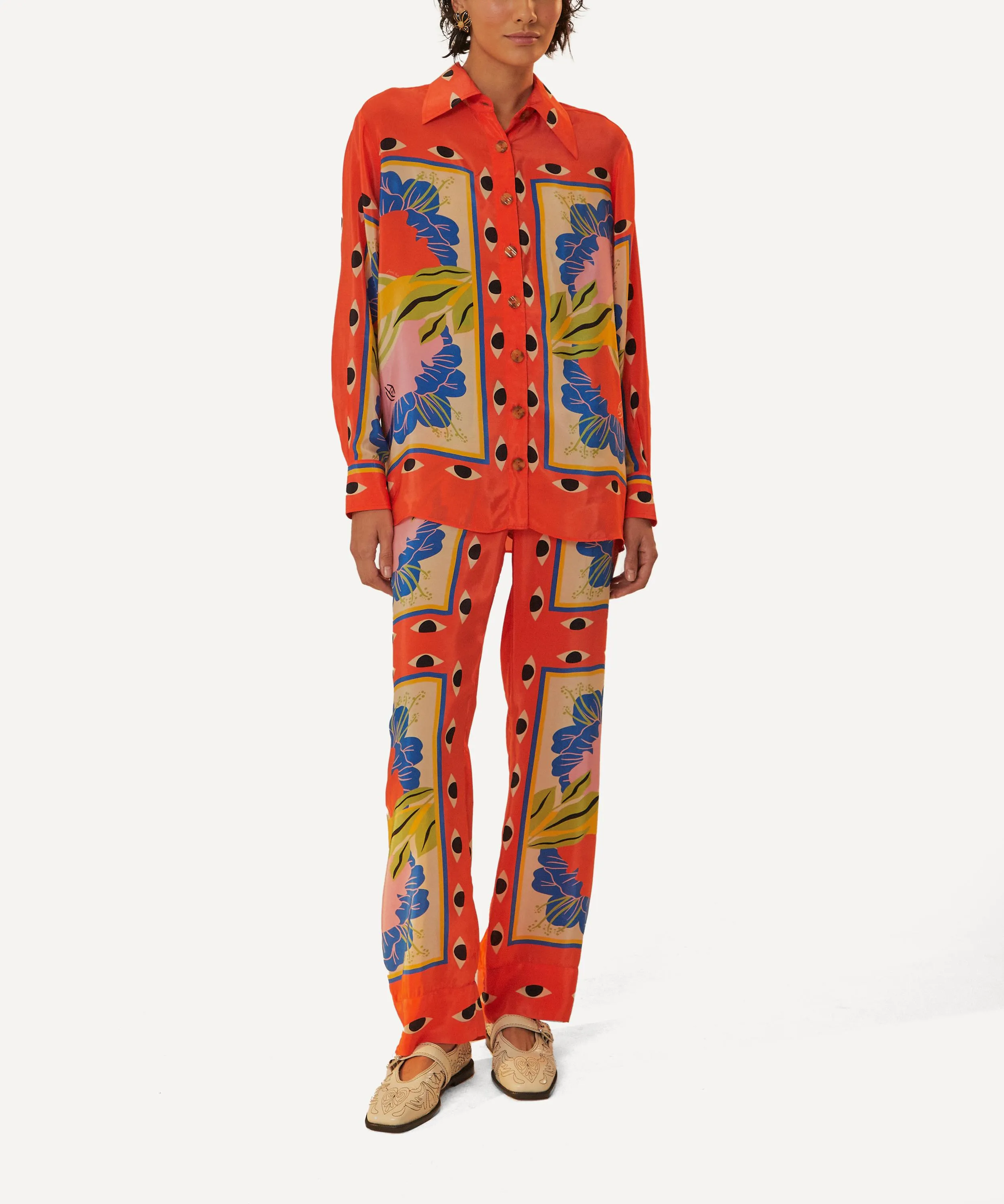 Surreal Scarf Sand Pyjama Trousers