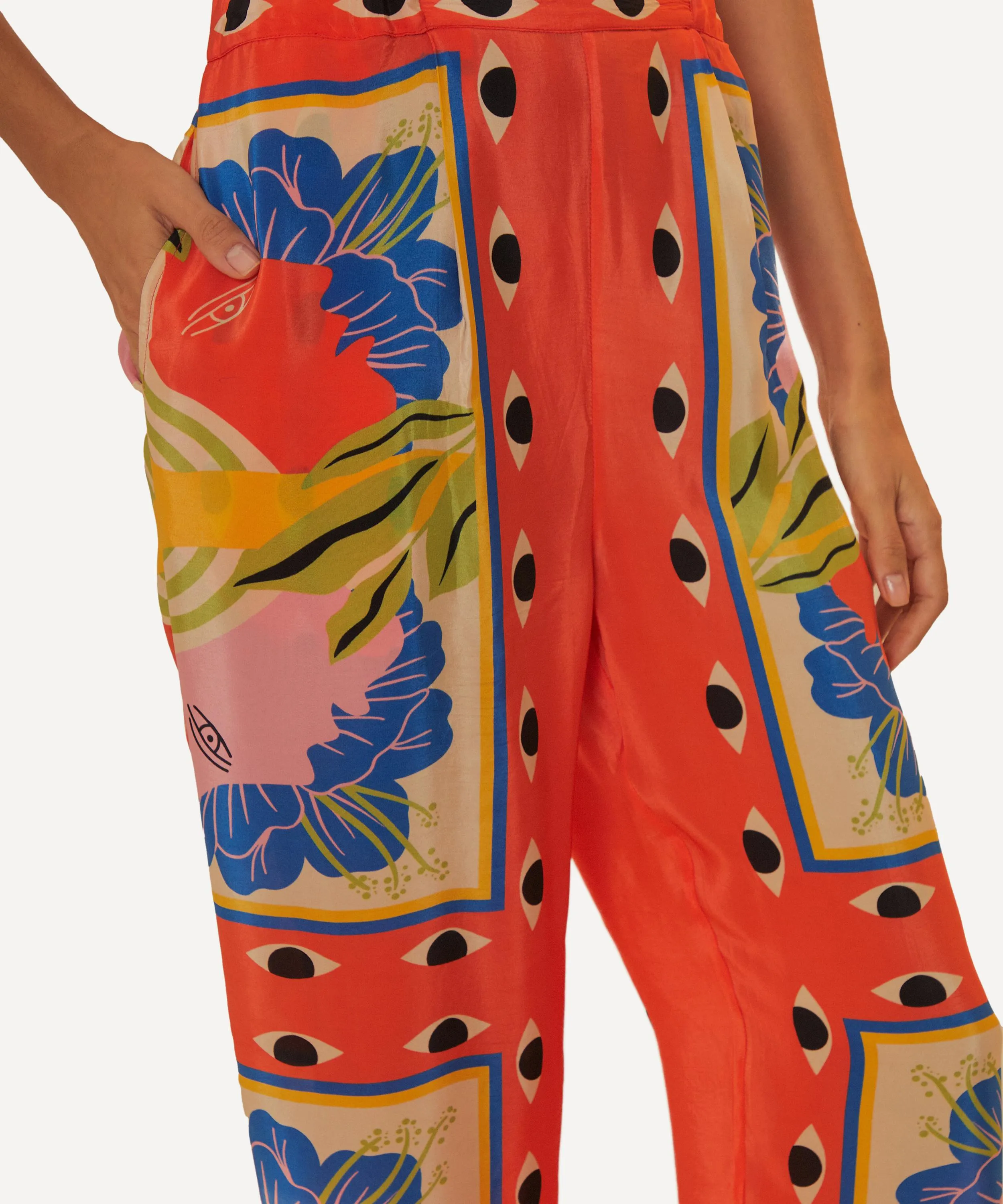 Surreal Scarf Sand Pyjama Trousers