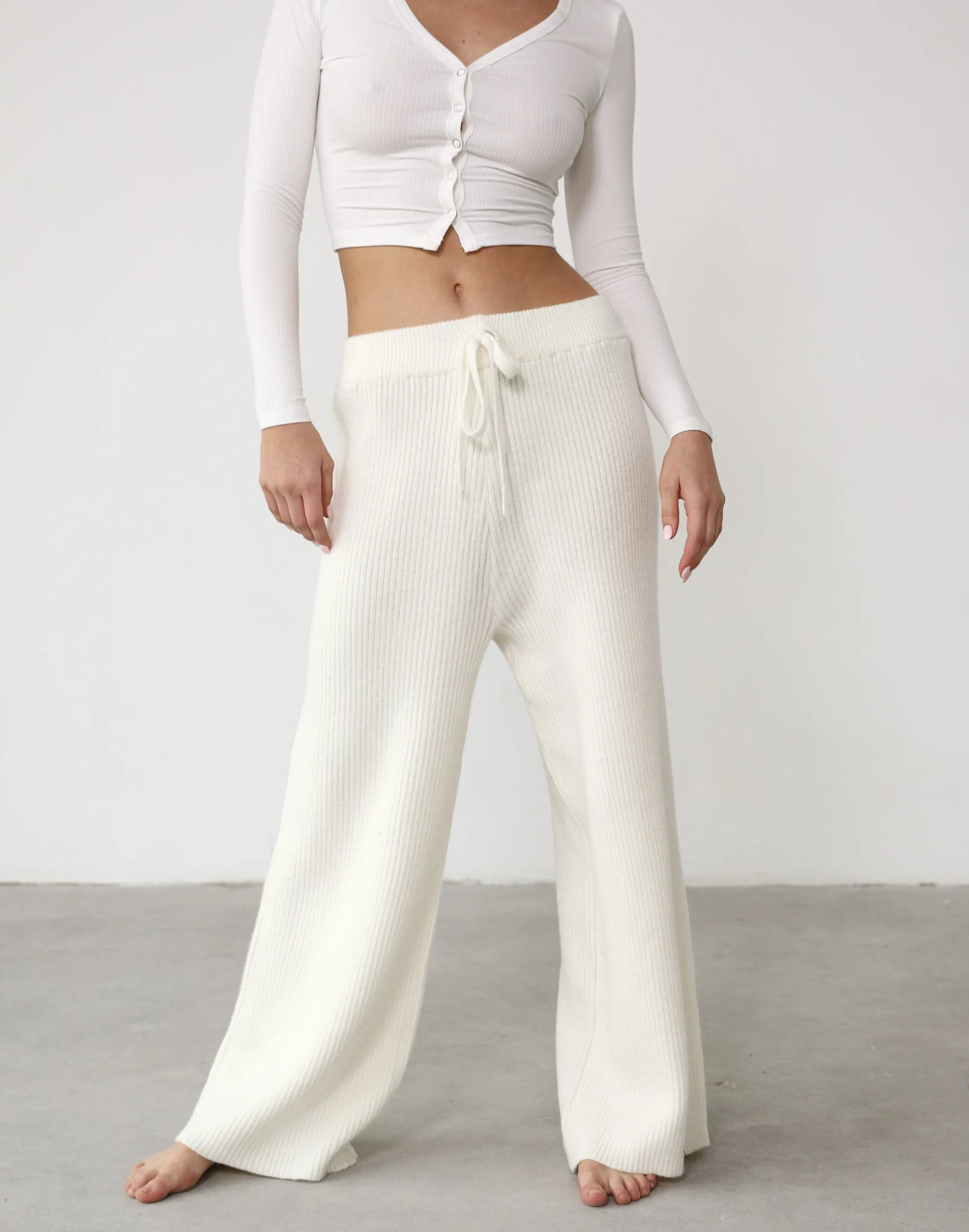 Tavinia Knit Pants (Cream)