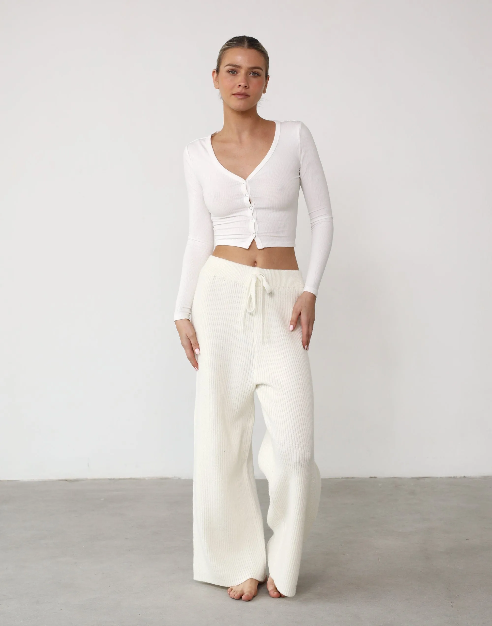 Tavinia Knit Pants (Cream)