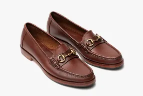 The Bonnie Horsebit Loafers - Chestnut Brown