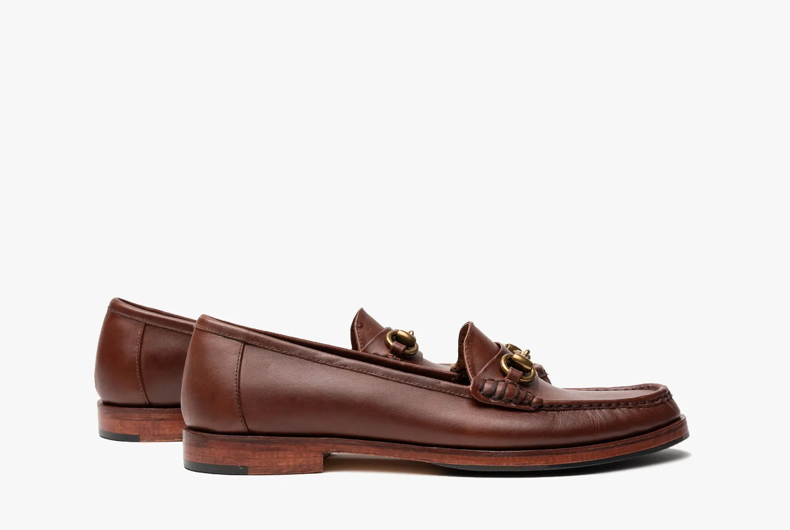 The Bonnie Horsebit Loafers - Chestnut Brown