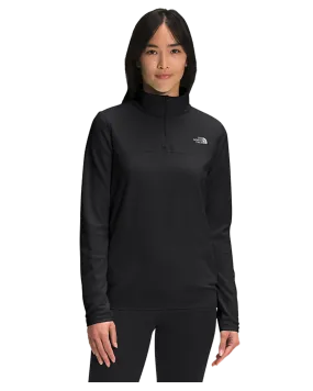 The North Face Women's TKA Glacier 1 / 4 Zip - TNF Black