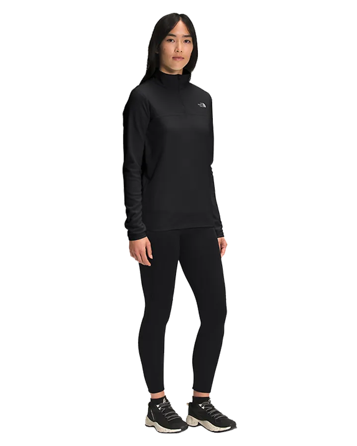 The North Face Women's TKA Glacier 1 / 4 Zip - TNF Black