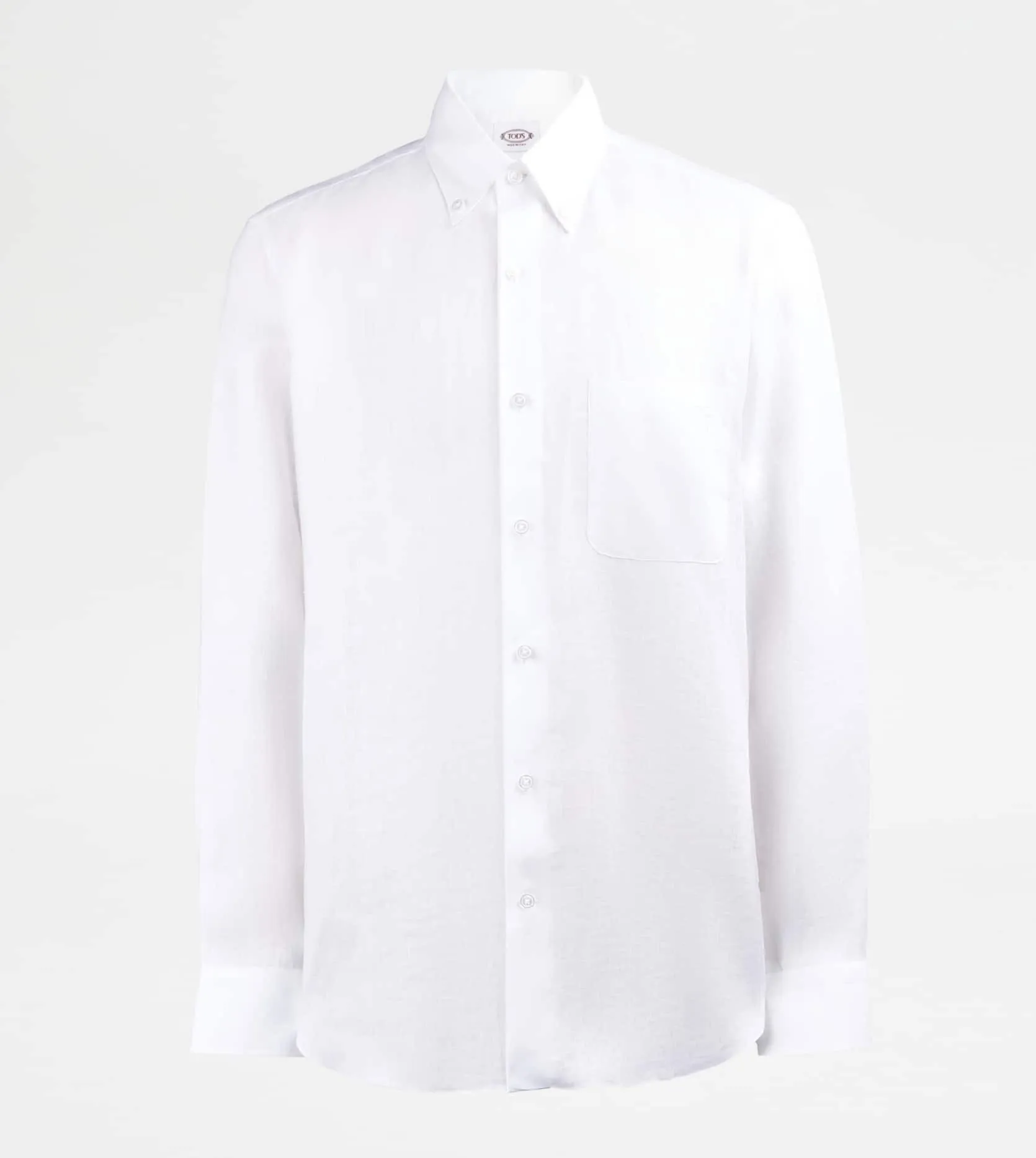 TOD'S  |Long Sleeves Plain Logo Shirts