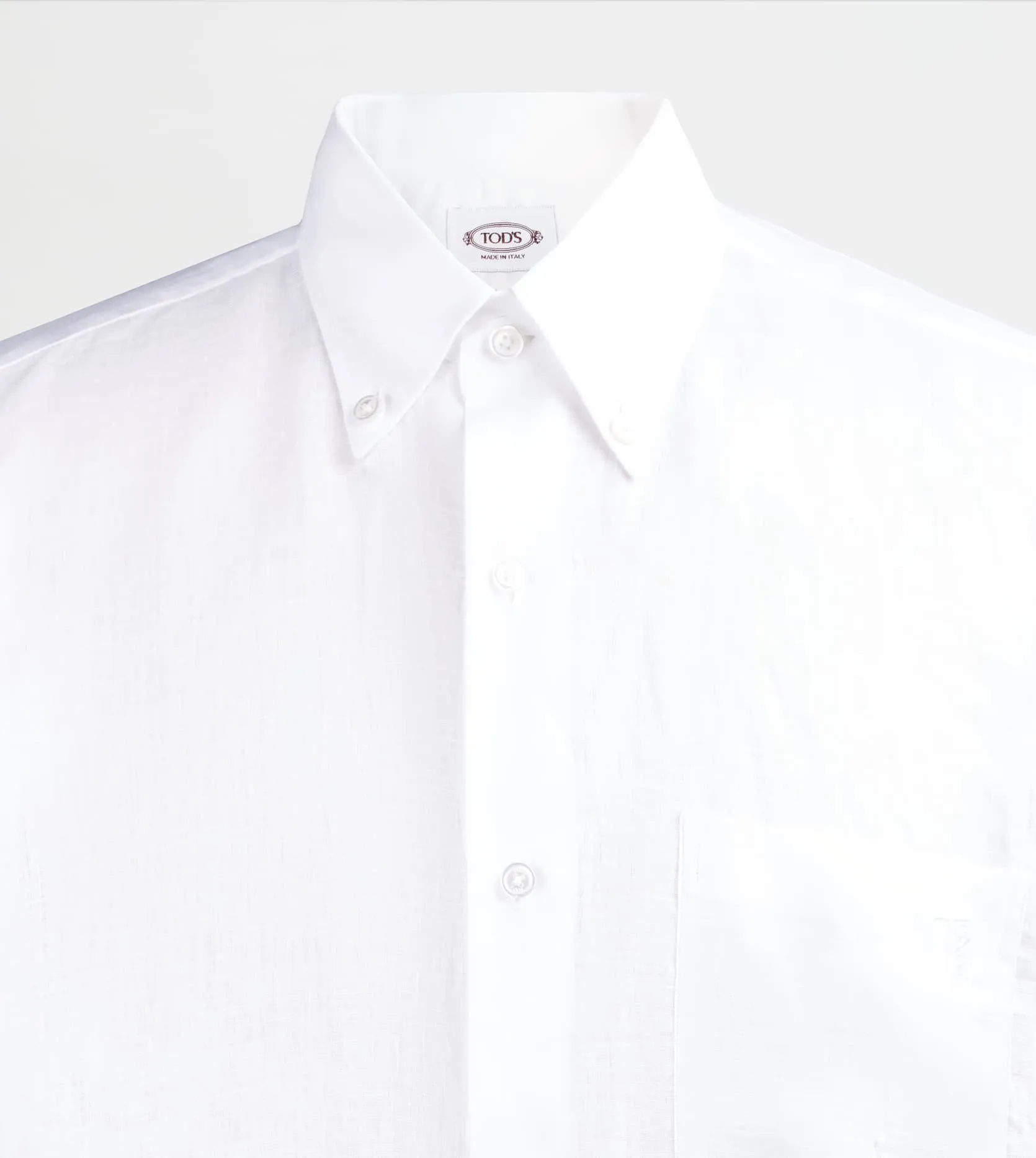 TOD'S  |Long Sleeves Plain Logo Shirts