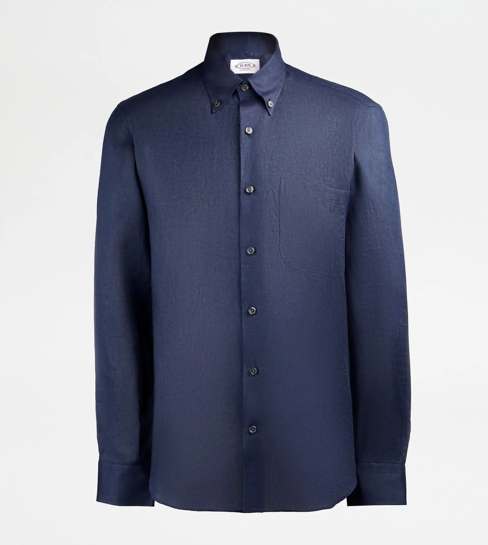 TOD'S  |Long Sleeves Plain Logo Shirts