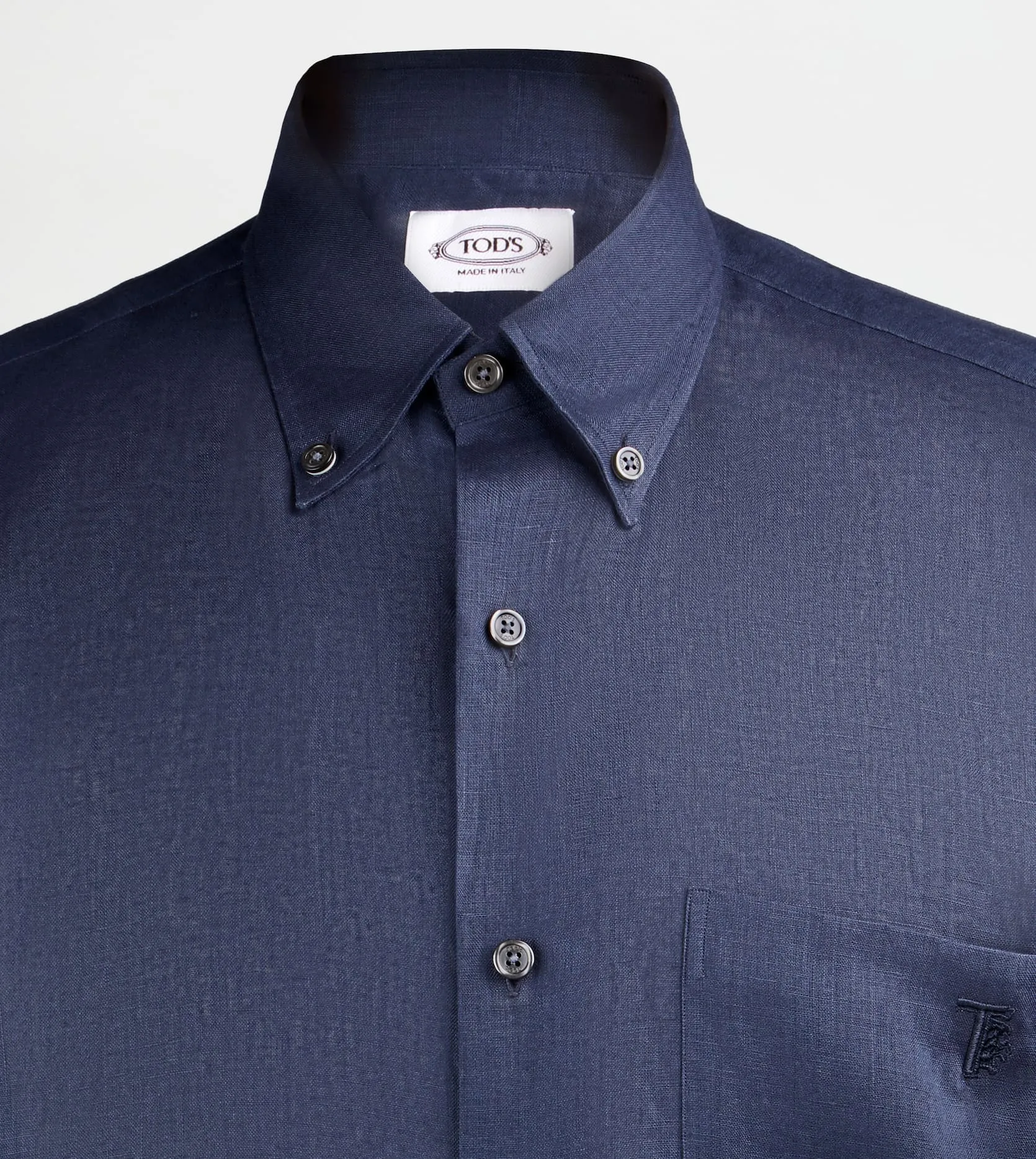 TOD'S  |Long Sleeves Plain Logo Shirts