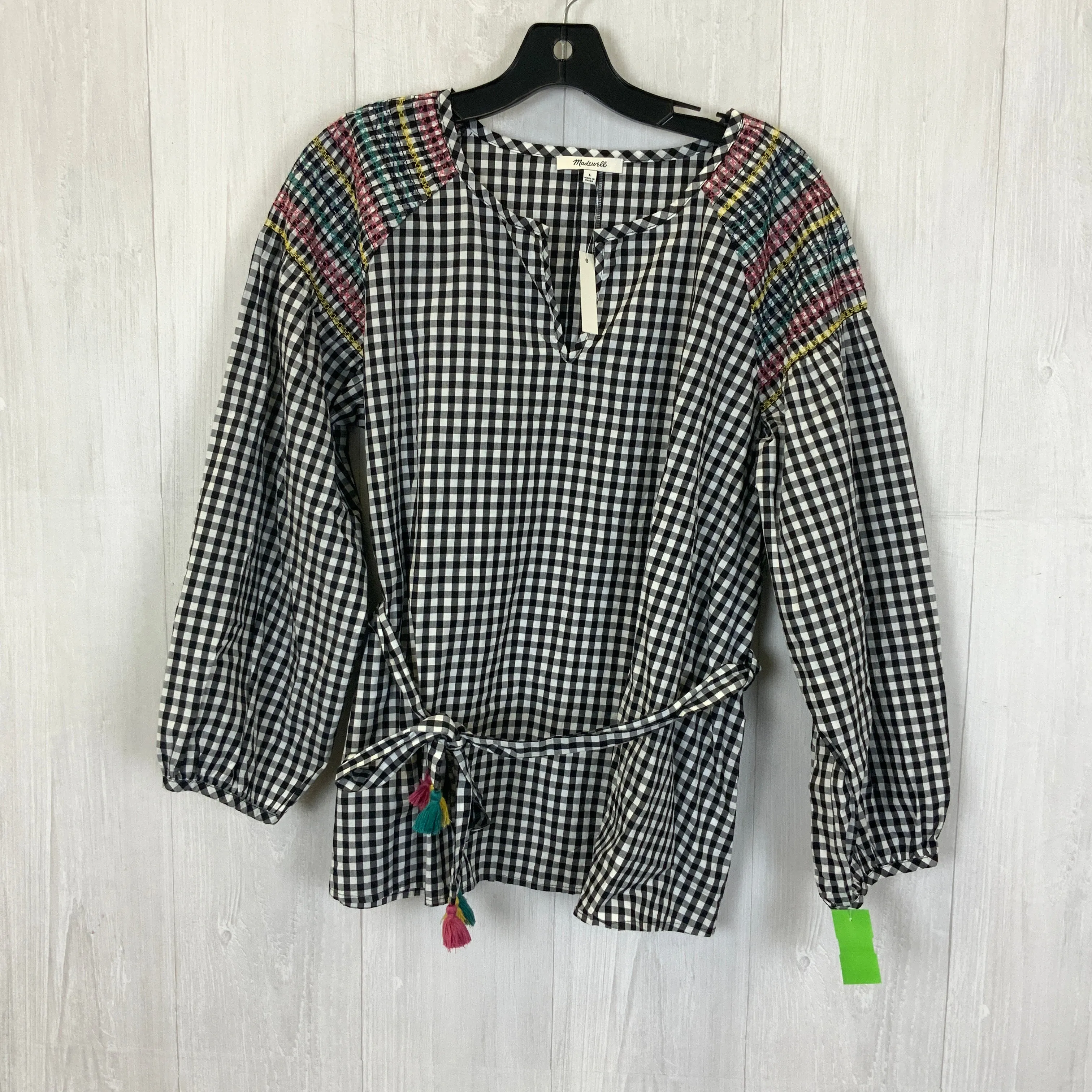 Top Long Sleeve By Madewell  Size: L