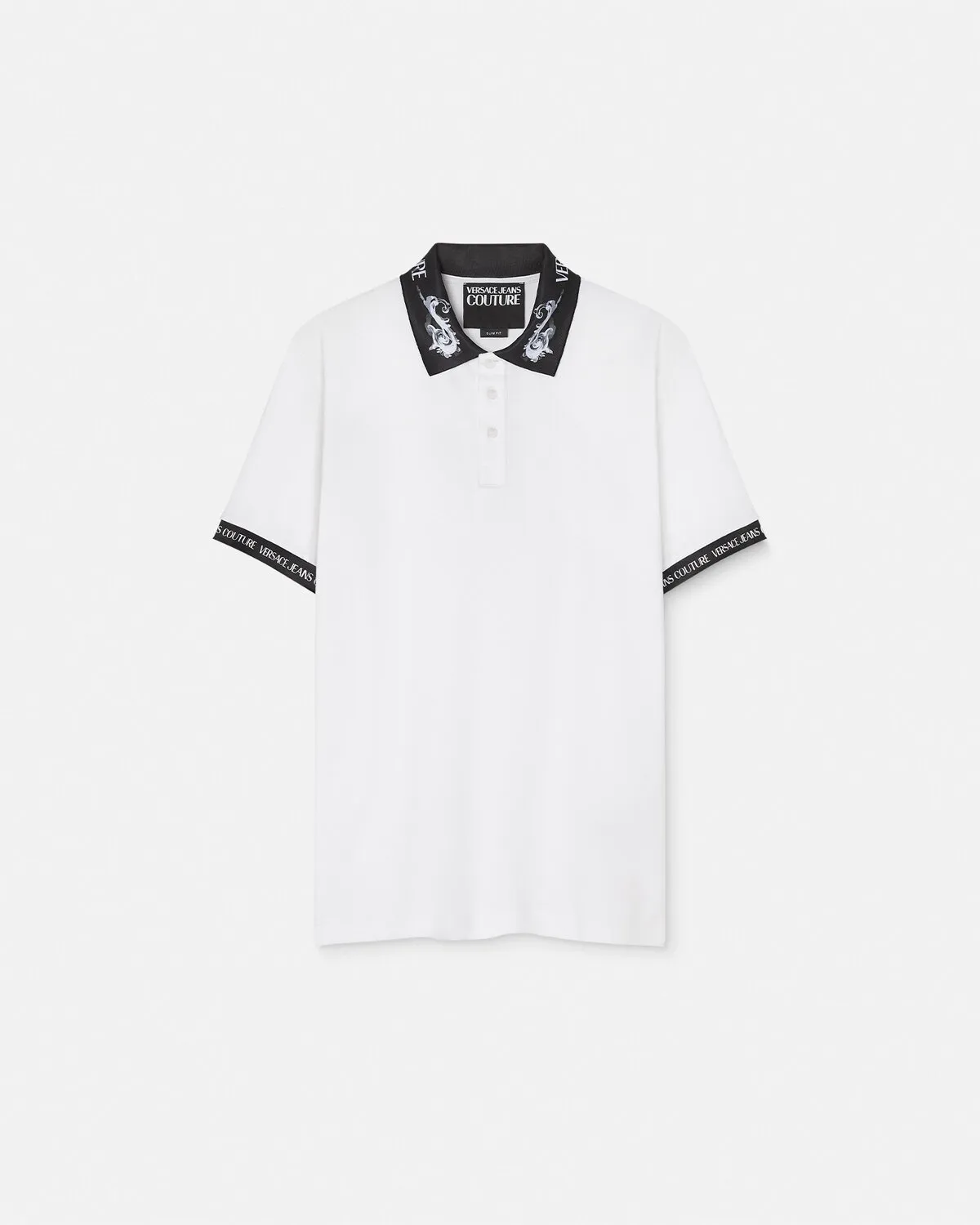 VERSACE JEANS  |Pullovers Stripes Street Style Plain Cotton Short Sleeves