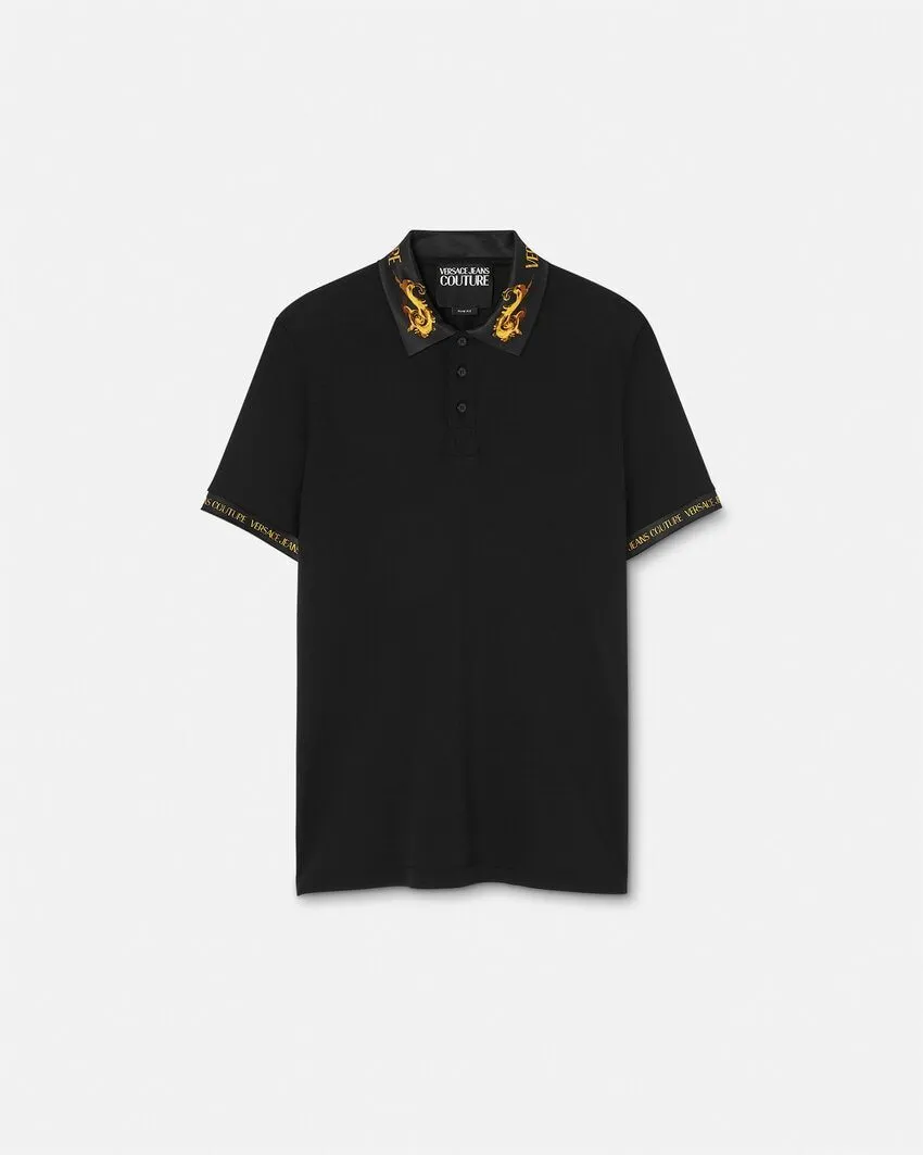 VERSACE JEANS  |Pullovers Stripes Street Style Plain Cotton Short Sleeves