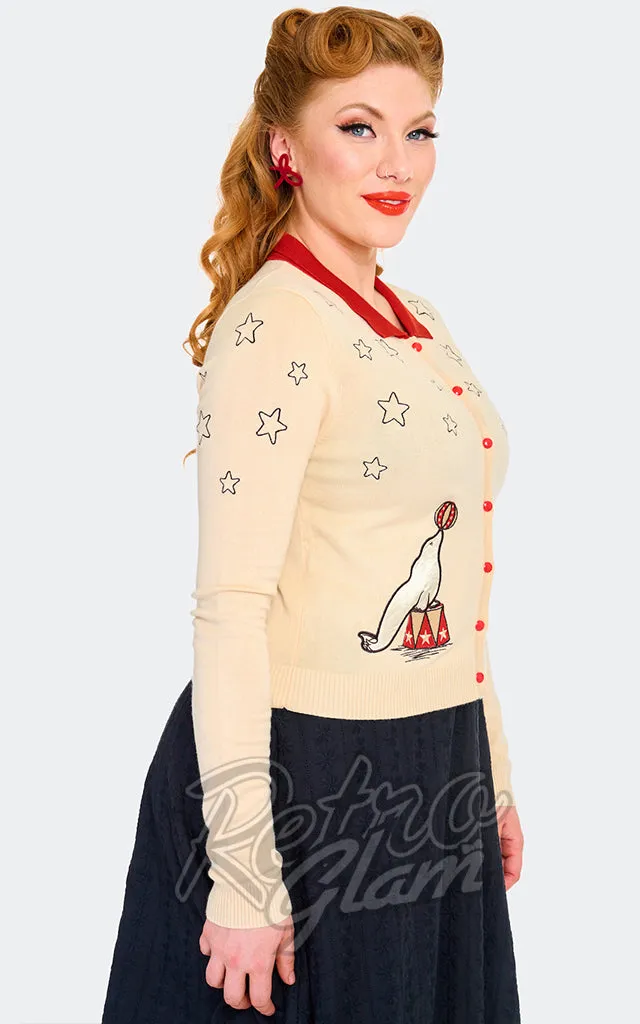 Voodoo Vixen Embroidered Circus Cardigan