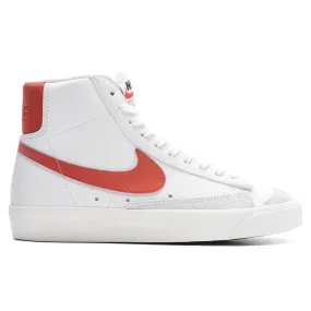 Women's Blazer Mid '77 - White/Mantra Orange/Sail/Cinnabar