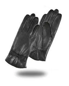 Women's Fashion Winter Genuine Leather Goatskin Warm Finger gloves