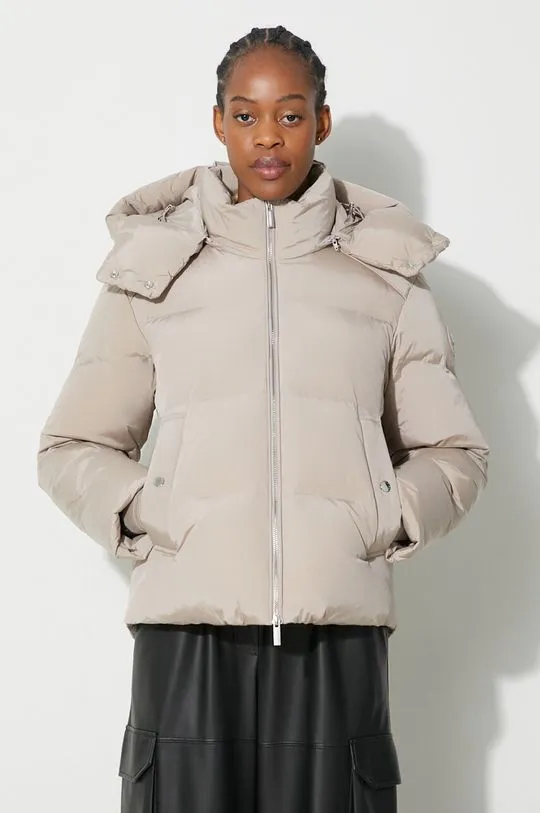 Woolrich down jacket women's beige color